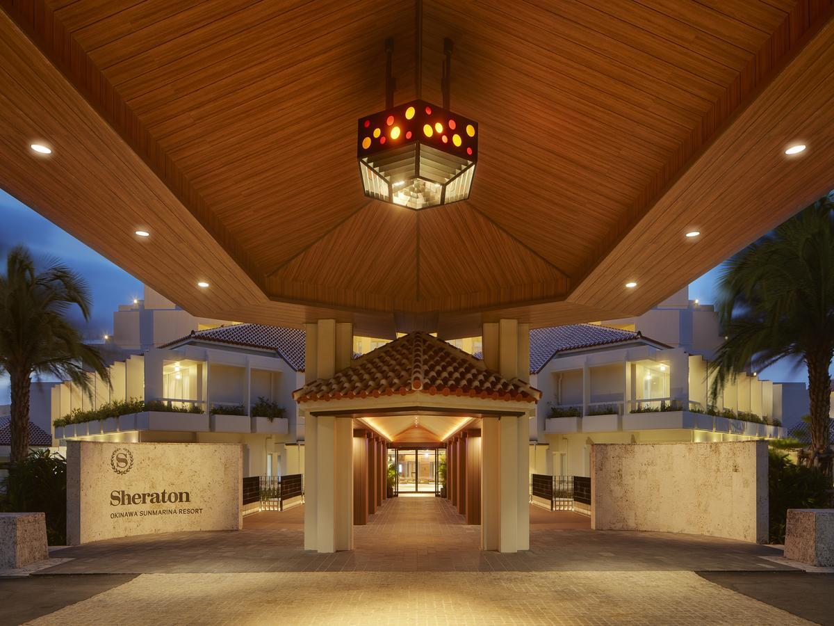 Sheraton Okinawa Sunmarina Resort Onna Eksteriør bilde