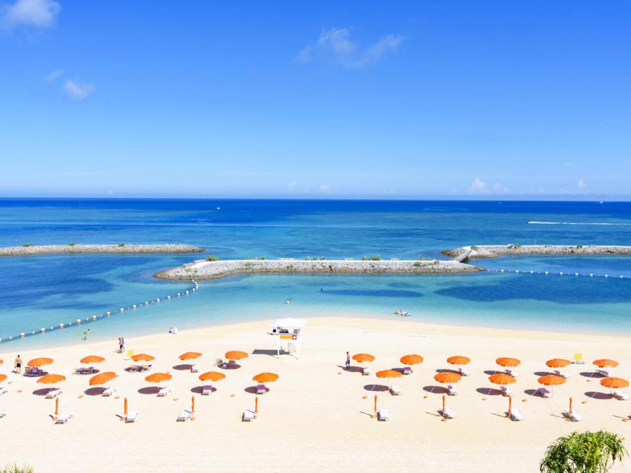 Sheraton Okinawa Sunmarina Resort Onna Eksteriør bilde